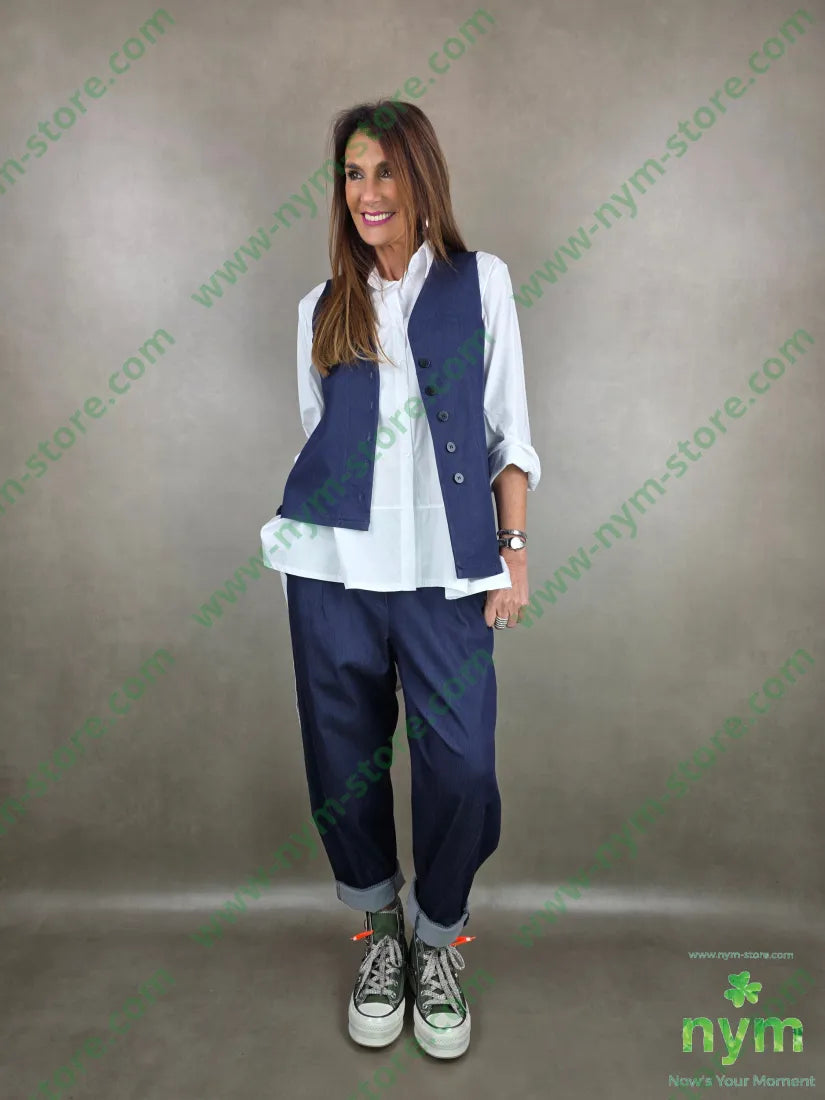 gilet tessuto denim irregolare 79vi19ny2ea U / DENIM / PE26 CAPOSPALLA