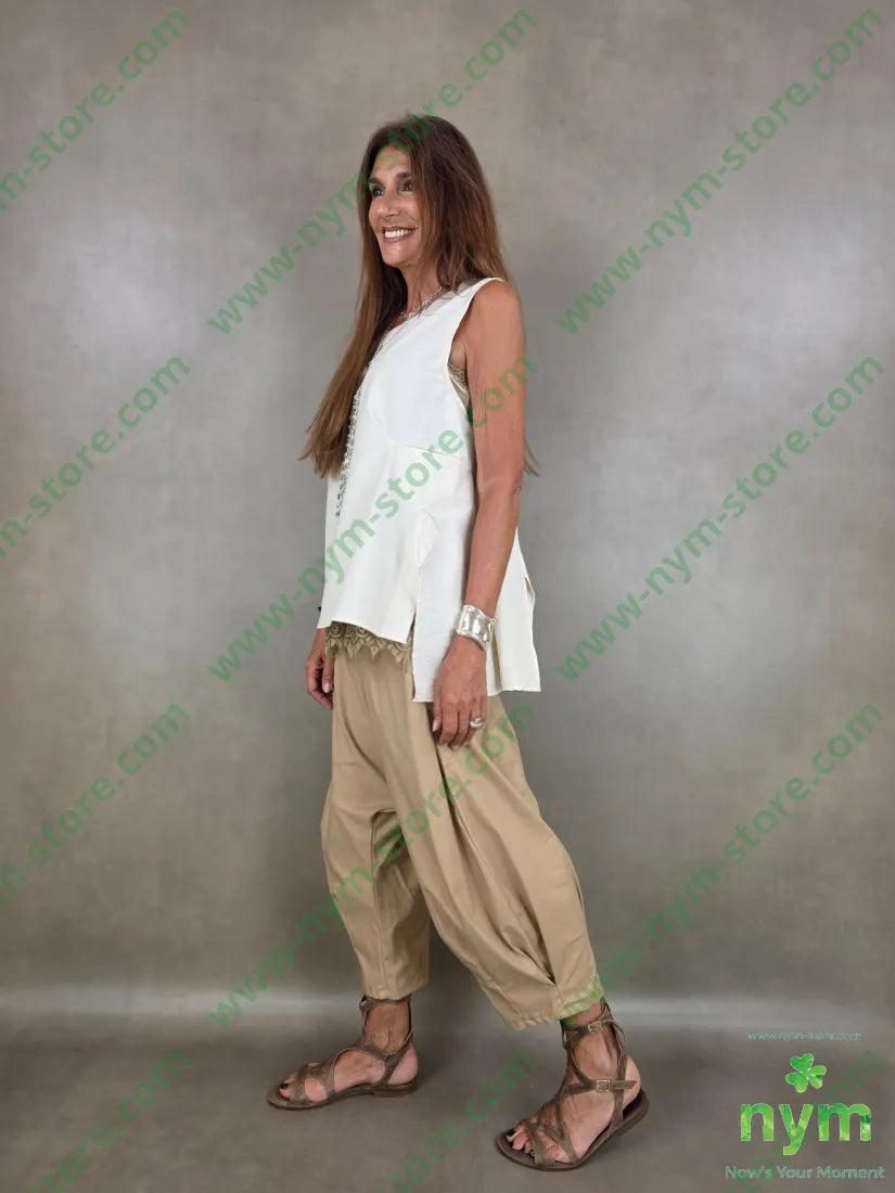 gilet tessuto martellato 87co13ny - U / SABBIA / PE26 - CAPOSPALLA