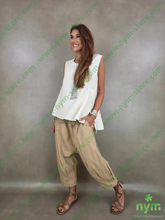 gilet tessuto martellato 87co13ny - U / SABBIA / PE26 - CAPOSPALLA
