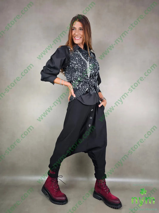 gilet tessuto motivo bucato 53pl46co1ea CAPOSPALLA