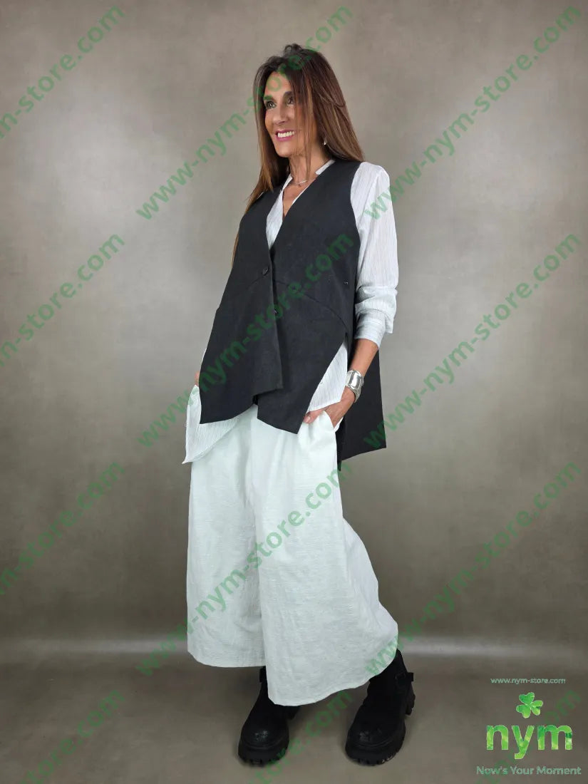 gilet trapezio interno ricamo 50pl30ny20co CAPOSPALLA