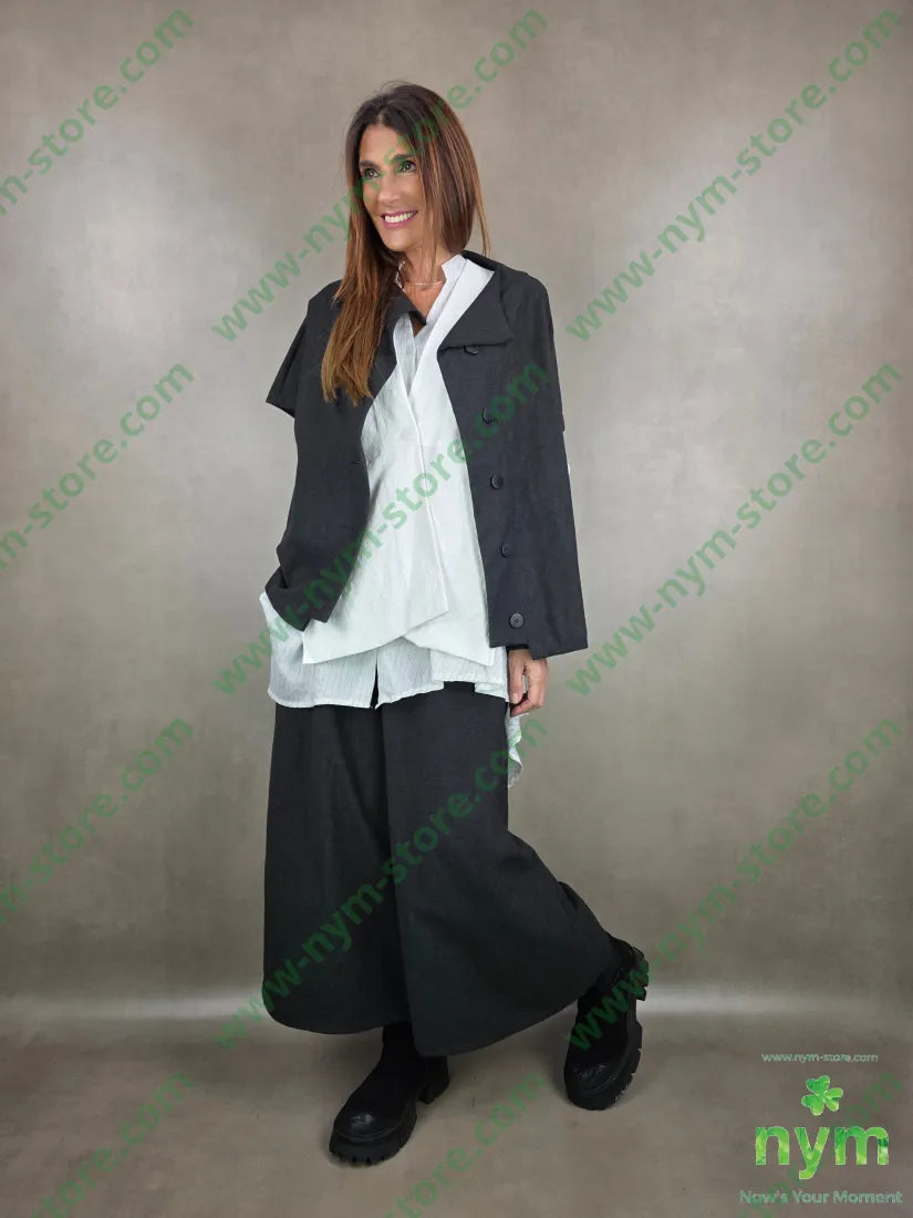 gilet trapezio interno ricamo 50pl30ny20co CAPOSPALLA