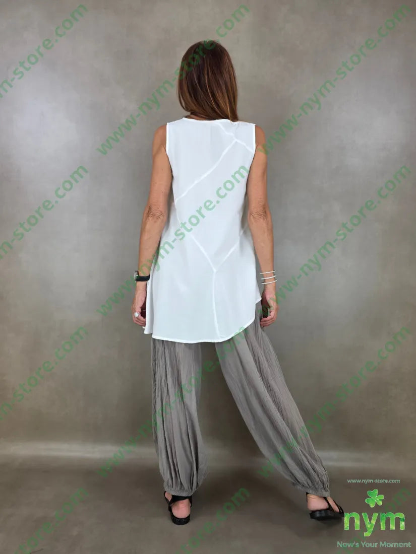 gilet viscosa gc corto davanti 73vi27pl - U / BIANCO / PE26 - CAPOSPALLA