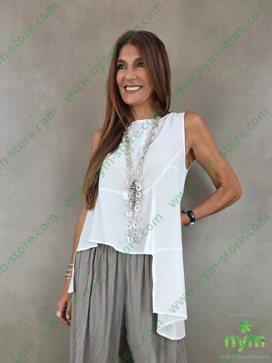 gilet viscosa gc corto davanti 73vi27pl - U / BIANCO / PE26 - CAPOSPALLA