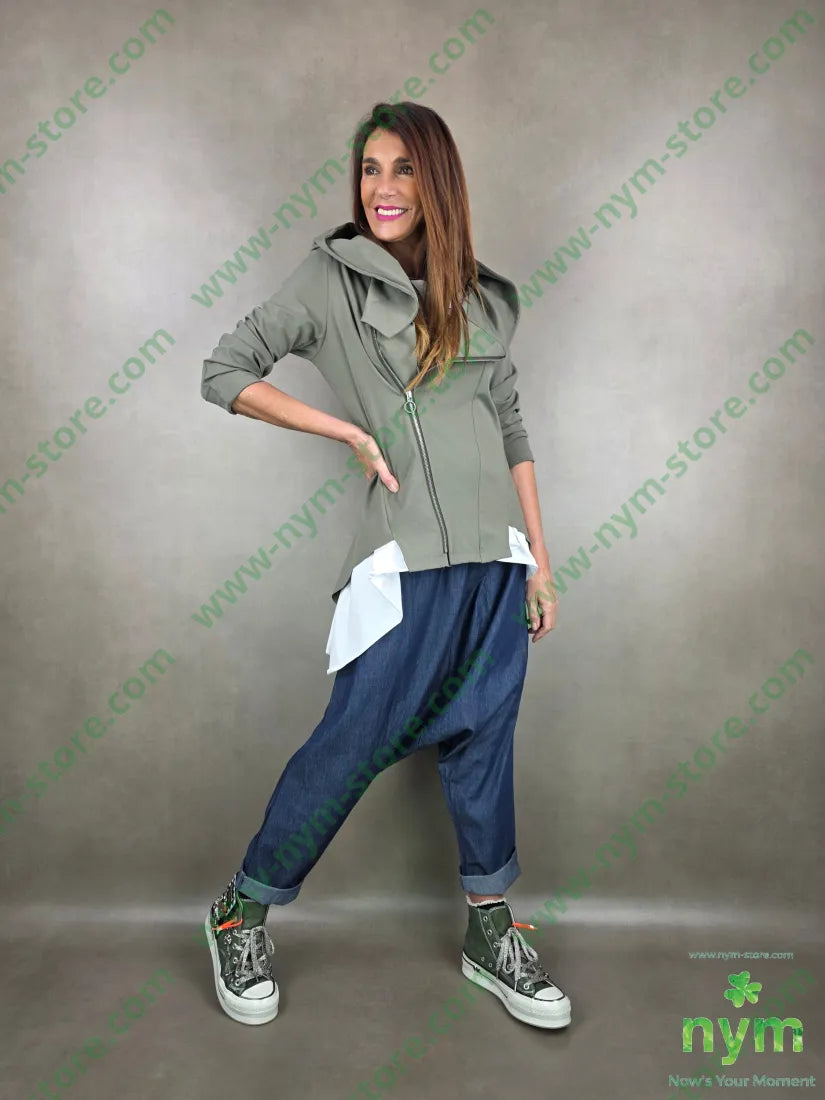 giubbotto cappuccio cerniera 52co40pa8ea CAPOSPALLA