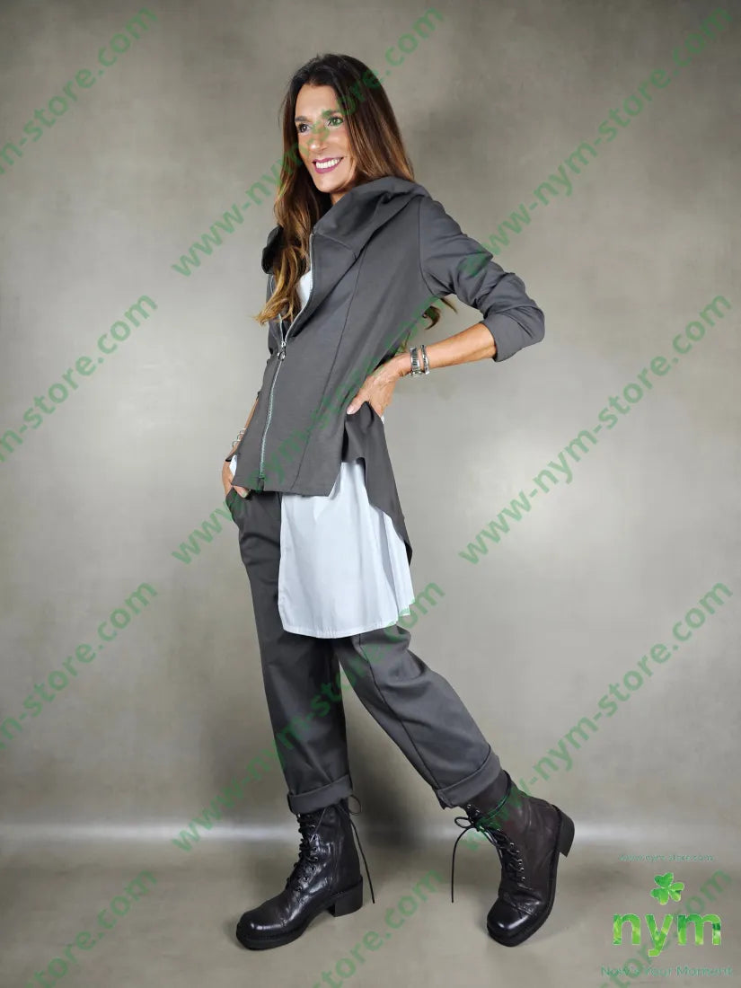 giubbotto cappuccio cerniera 52co40pa8ea CAPOSPALLA