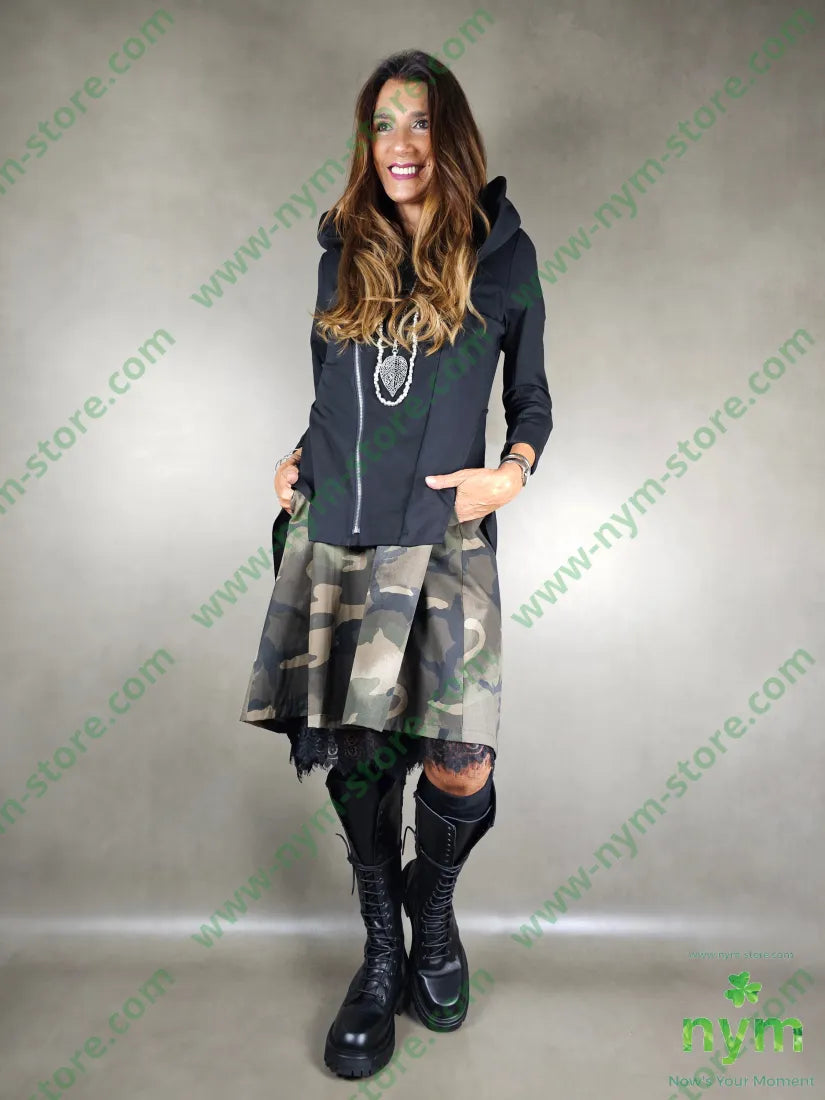 giubbotto cappuccio cerniera 52co40pa8ea CAPOSPALLA