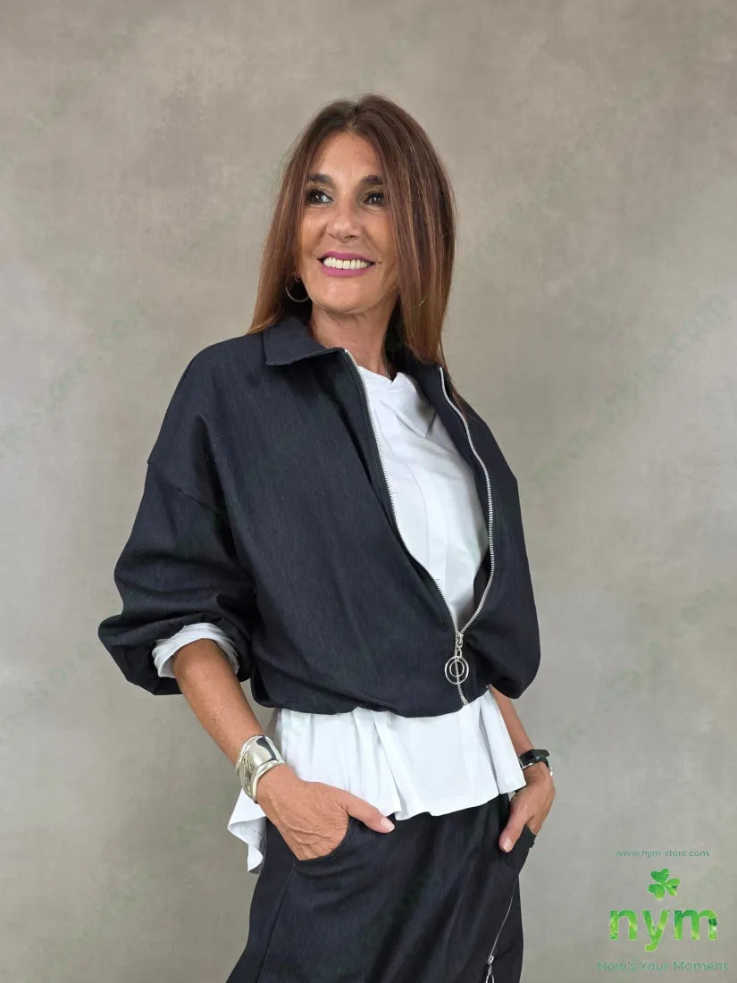 giubbotto tessuto denim super ela 70vi19pl3ea - U / DENIM / AI26 - CAPOSPALLA