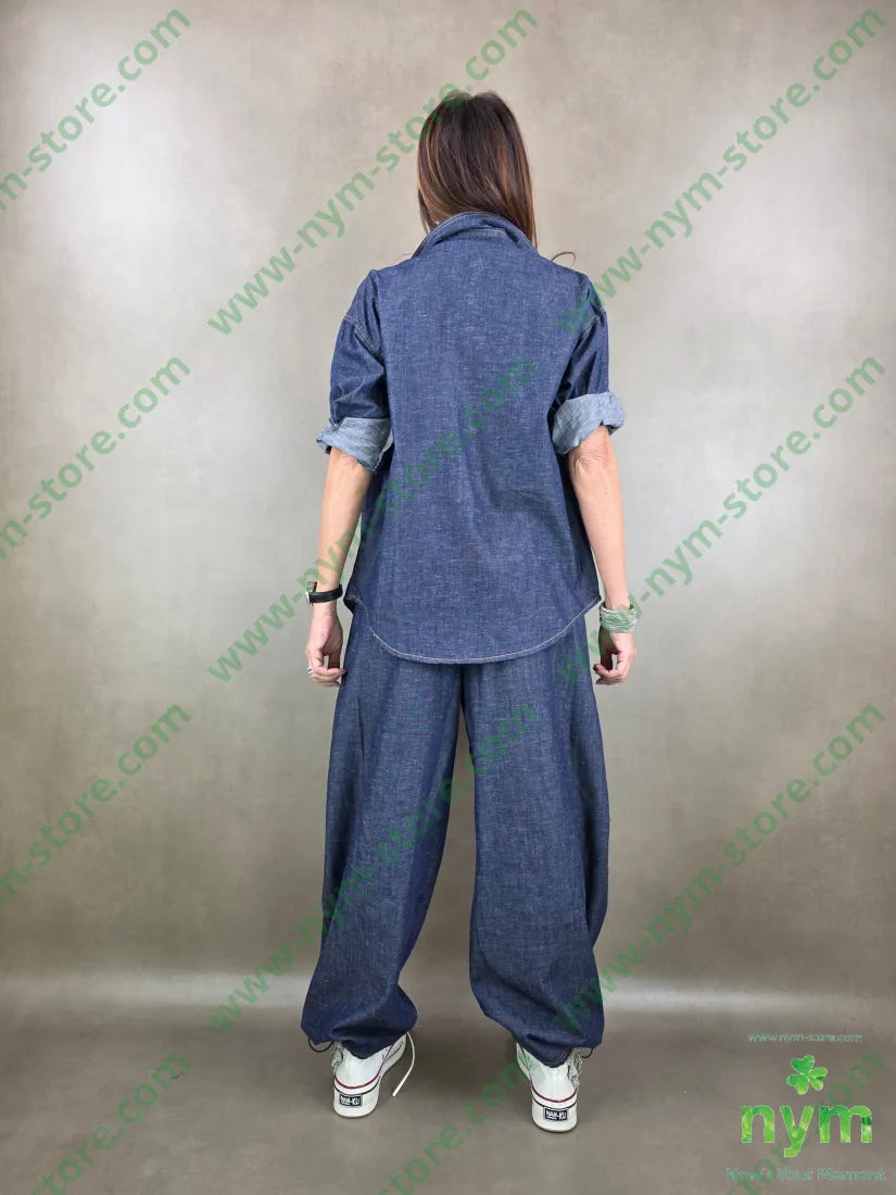 giubotto denim over 98co2ea U / DENIM / PE26 GIACCA