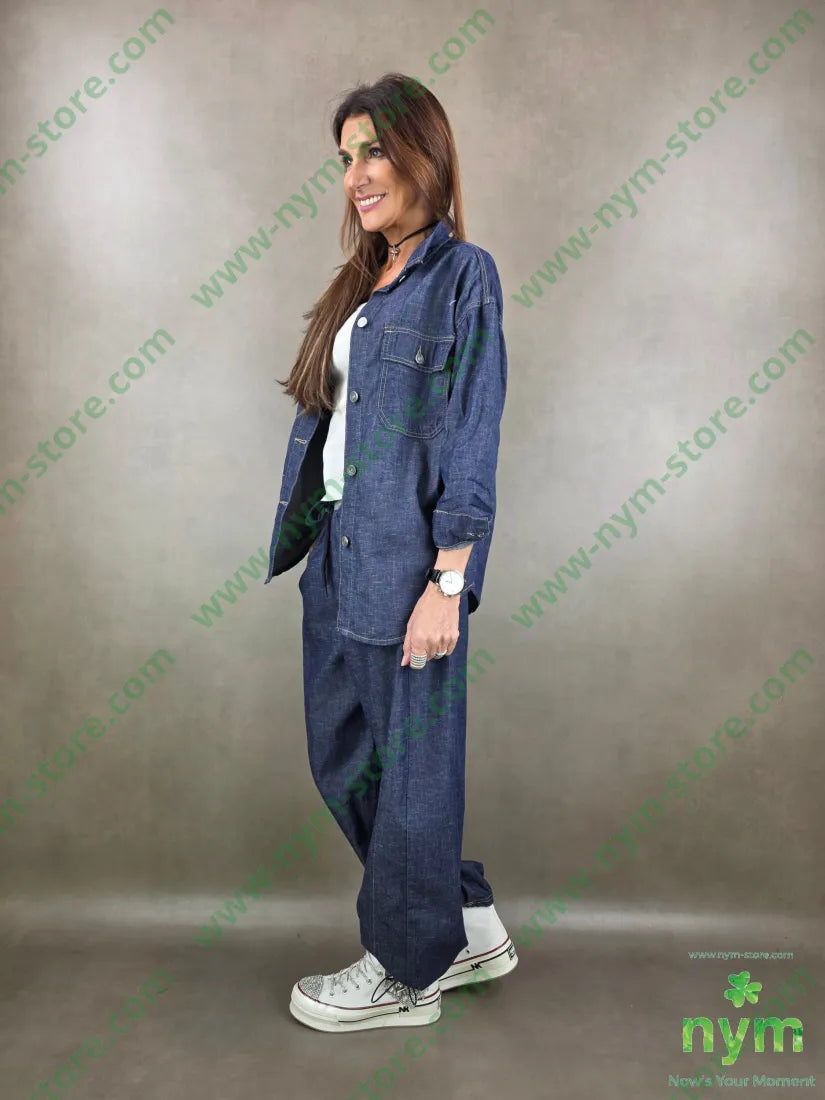 giubotto denim over 98co2ea U / DENIM / PE26 GIACCA