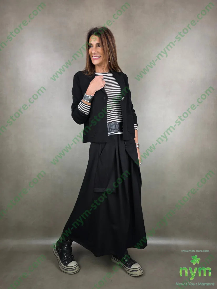 gonna anfora due bottoni punto mi 68vi27pl5ea U / NERO / AI25 GONNA