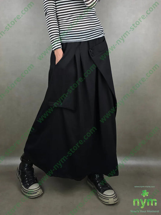 gonna anfora due bottoni punto mi 68vi27pl5ea U / NERO / AI25 GONNA