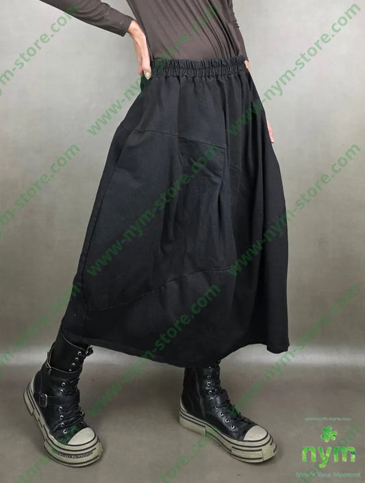 gonna anfora elasticizzata 73co25pl2ea U / NERO / AI25 GONNA