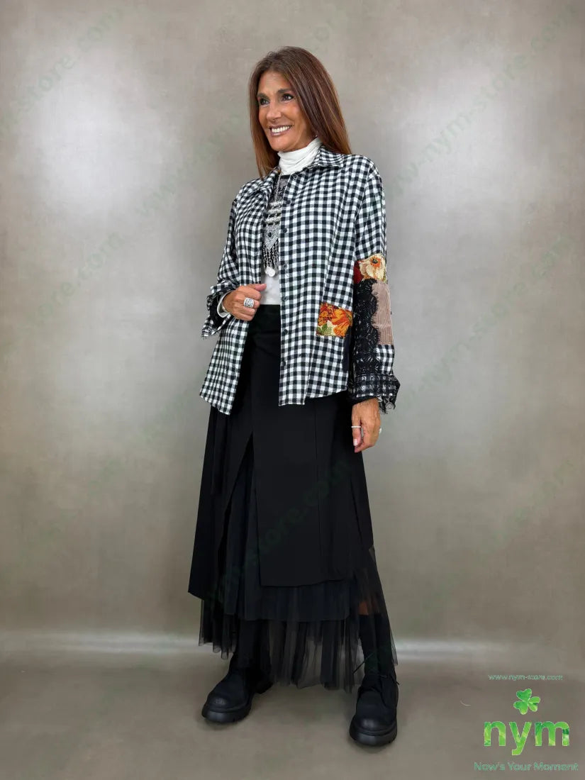 gonna bengalina con tulle 50pl40vi18pa2ea - GONNA