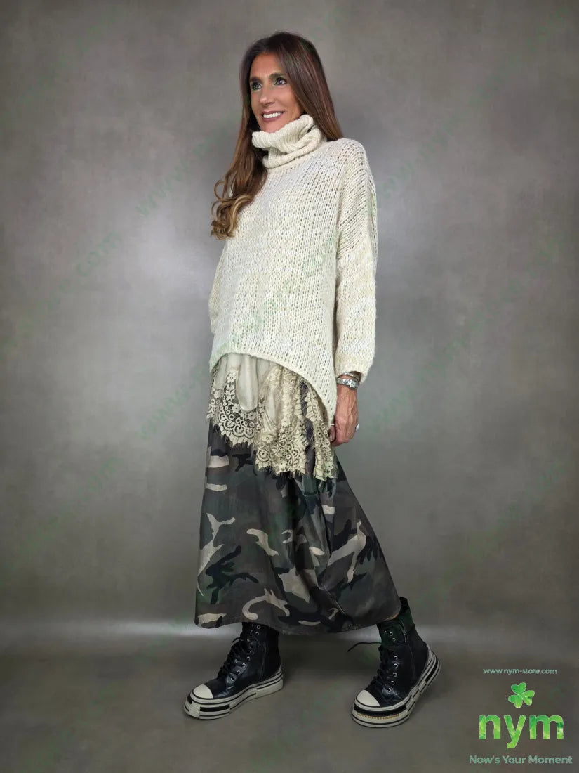 gonna camouflage velluto 100co U / MILITARE / AI25 GONNA