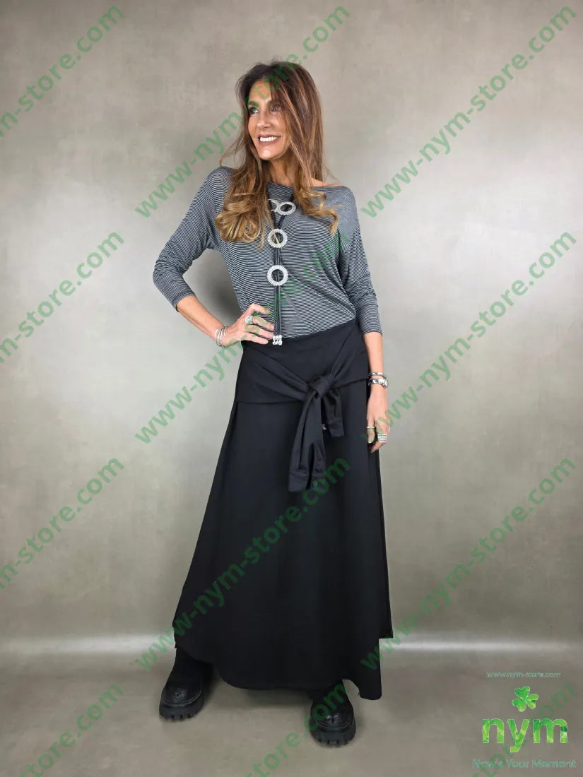 gonna cintura polsino 65vi27pl5ea U / NERO / AI25 GONNA