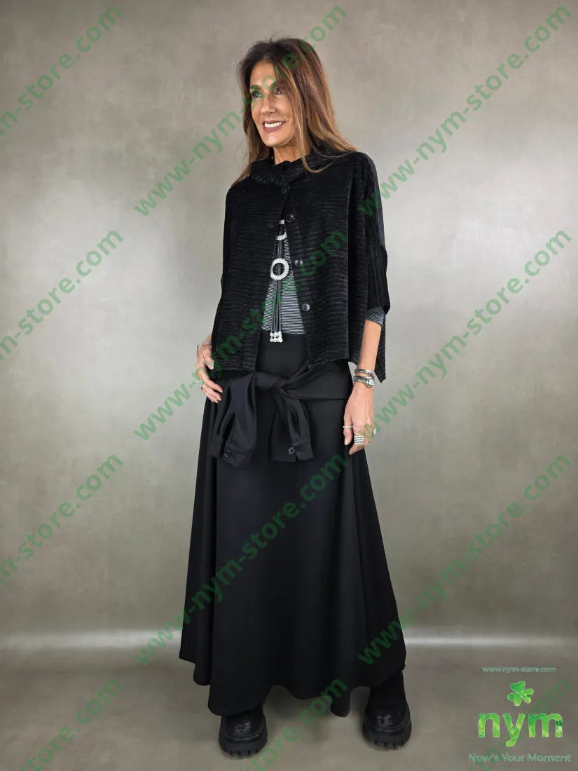 gonna cintura polsino 65vi27pl5ea U / NERO / AI25 GONNA