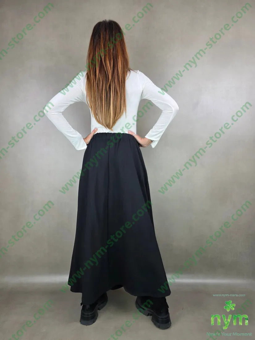 gonna cintura polsino 65vi27pl5ea U / NERO / AI25 GONNA