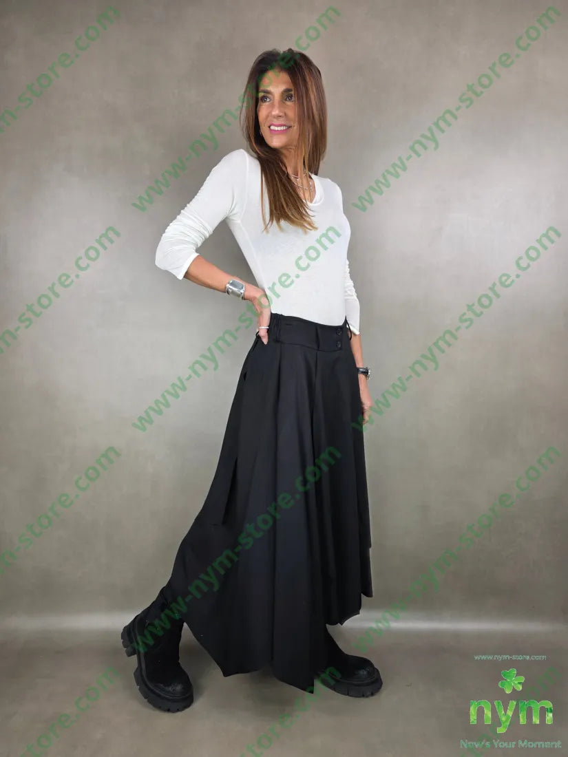 gonna doppio strato 65vi27pl5ea U / NERO / AI25 GONNA