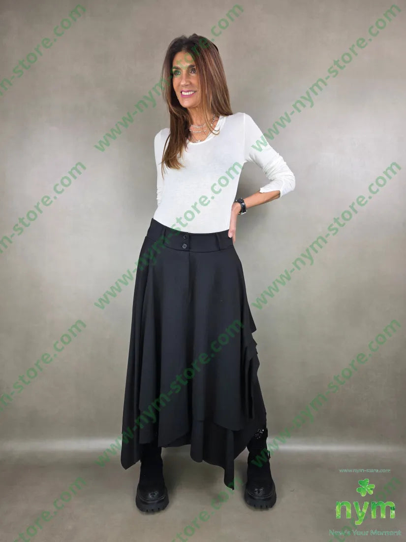 gonna doppio strato 65vi27pl5ea U / NERO / AI25 GONNA