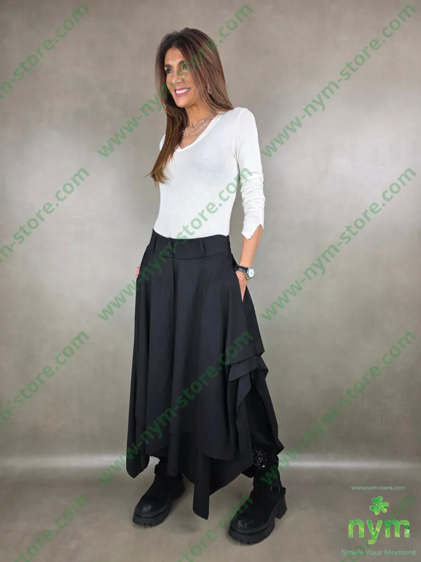 gonna doppio strato 65vi27pl5ea U / NERO / AI25 GONNA