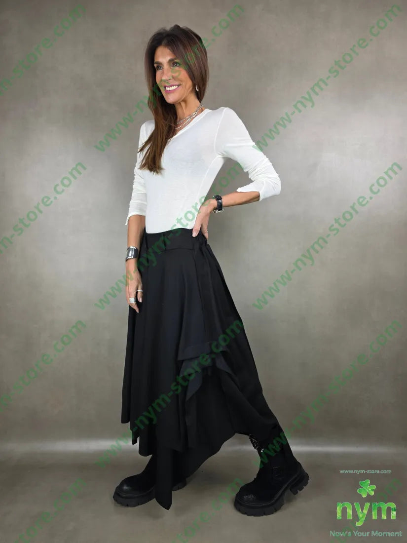 gonna doppio strato 65vi27pl5ea U / NERO / AI25 GONNA