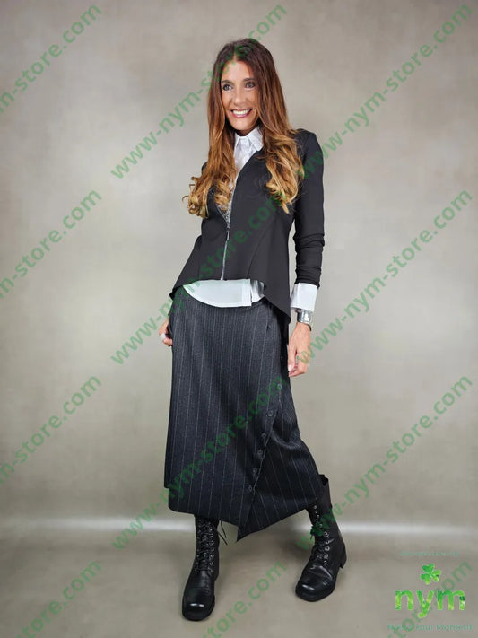 gonna gessata bottoni 60vi35pl5ea GONNA