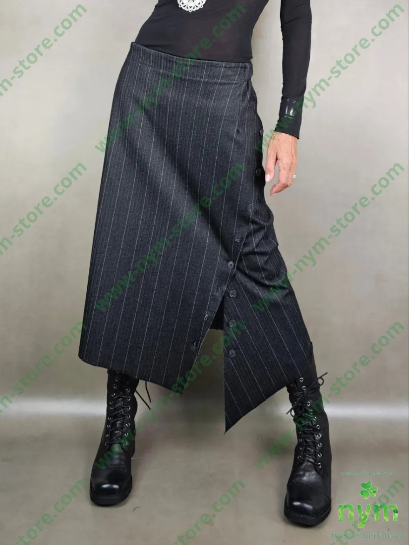 gonna gessata bottoni 60vi35pl5ea GONNA