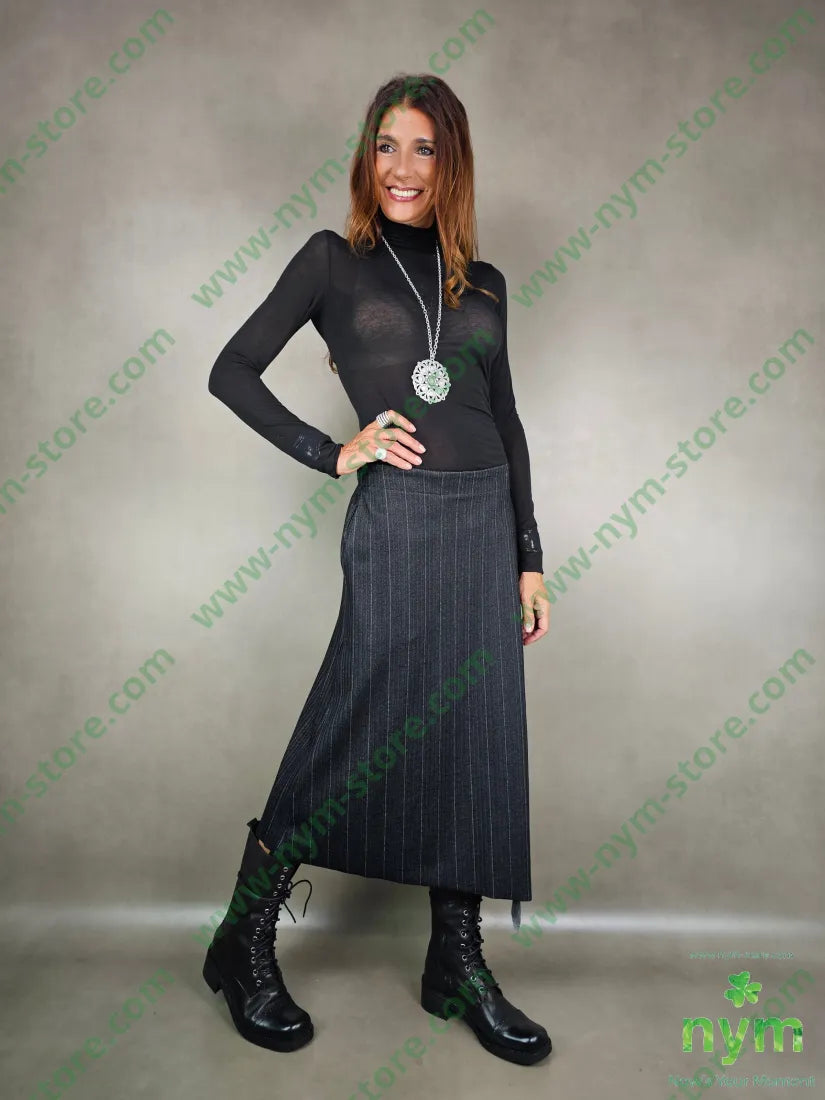 gonna gessata bottoni 60vi35pl5ea GONNA