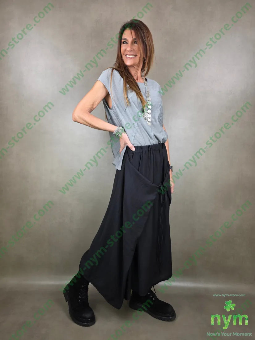 gonna laccetto 84vi16pa U / NERO / PE26 GONNA