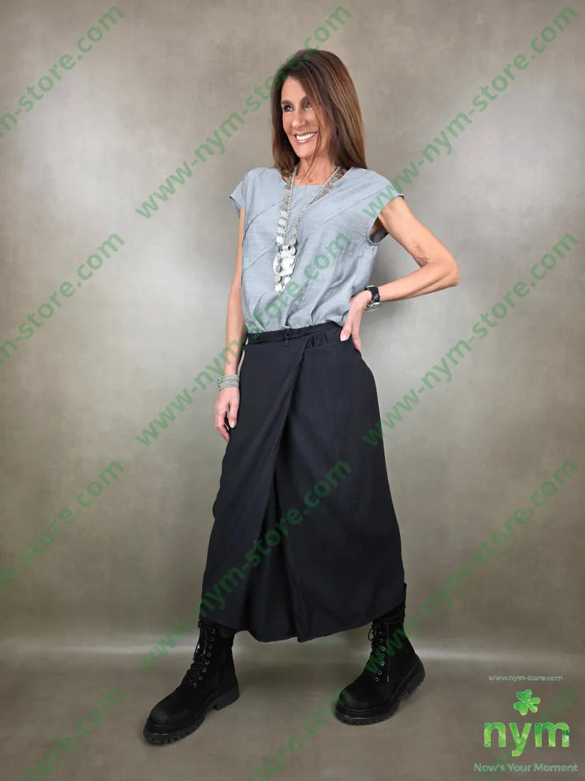 gonna laccetto 84vi16pa U / NERO / PE26 GONNA