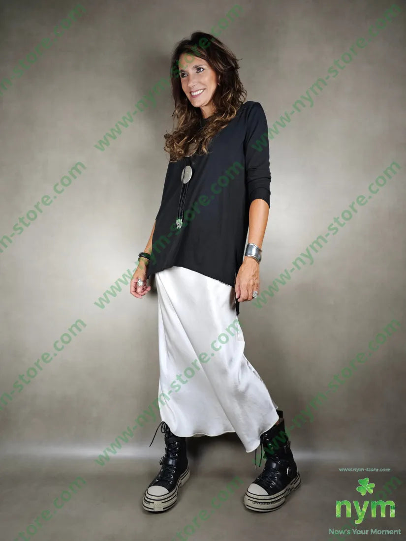 gonna longuette raso viscosa GONNA