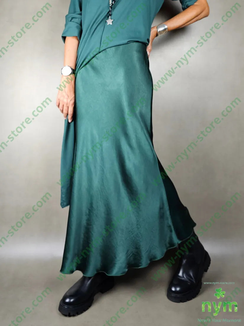 gonna longuette raso viscosa U / BOTTIGLIA / PE25 GONNA