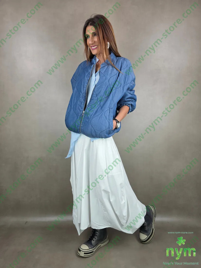 gonna palloncino tessuto bengalina 79vi19ny2ea GONNA