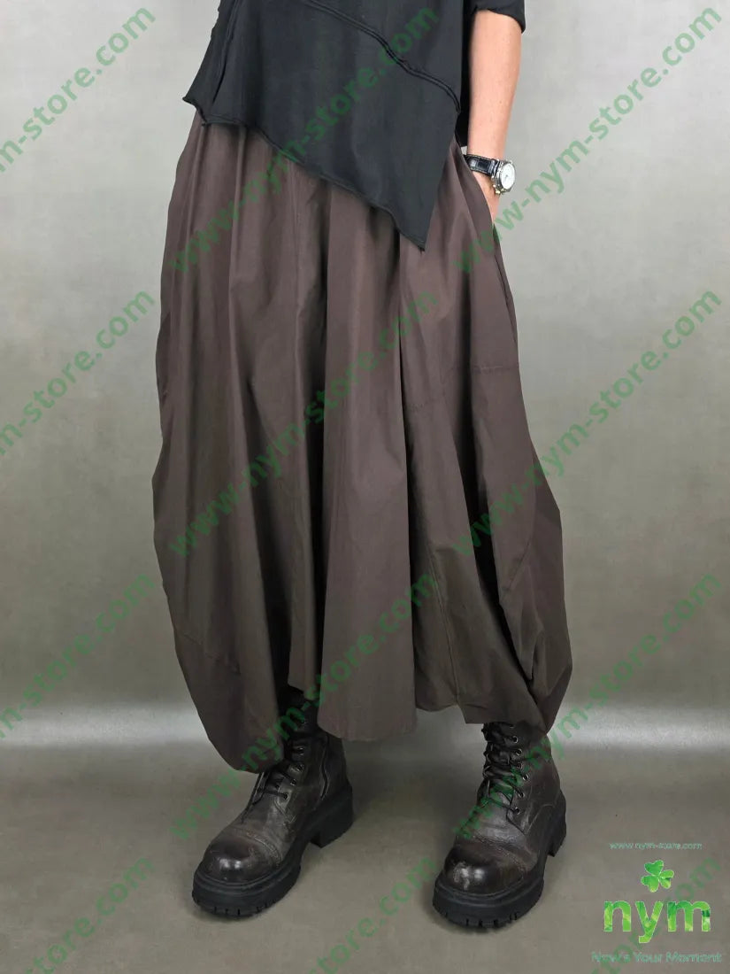 gonna palloncino tessuto bengalina 79vi19ny2ea U / MARRONE / PE26 GONNA