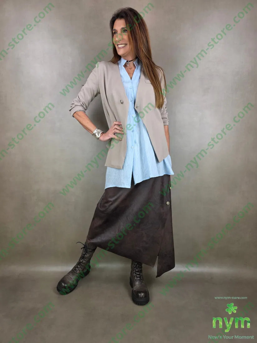 gonna pelle invecchiata 90pl10ea GONNA