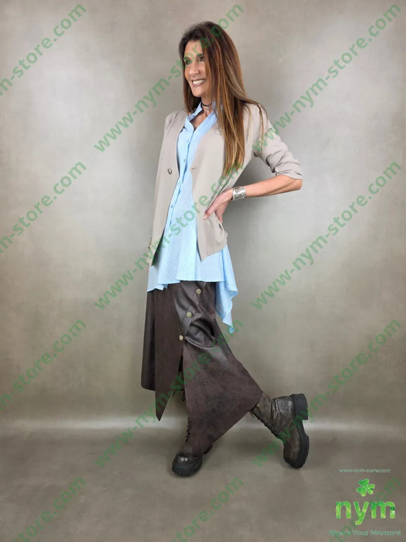 gonna pelle invecchiata 90pl10ea GONNA