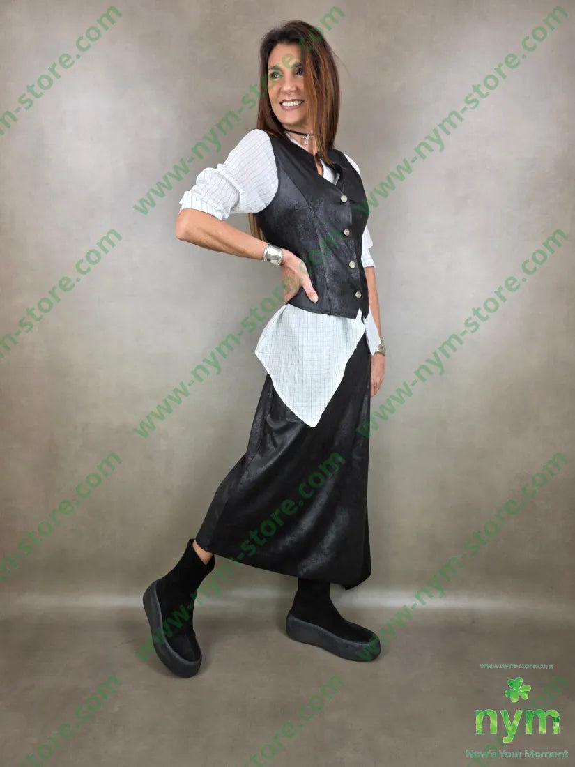 gonna pelle invecchiata 90pl10ea GONNA