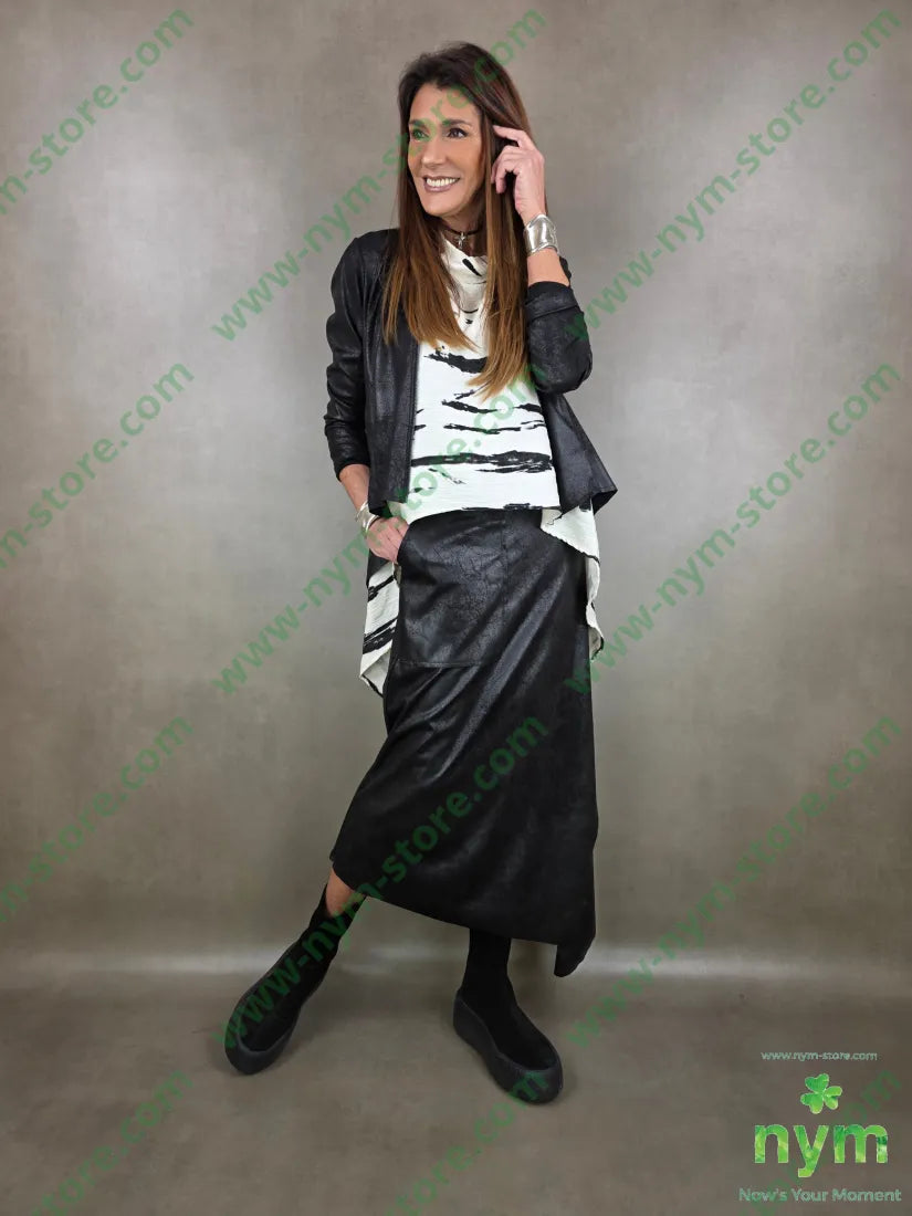 gonna pelle invecchiata 90pl10ea GONNA