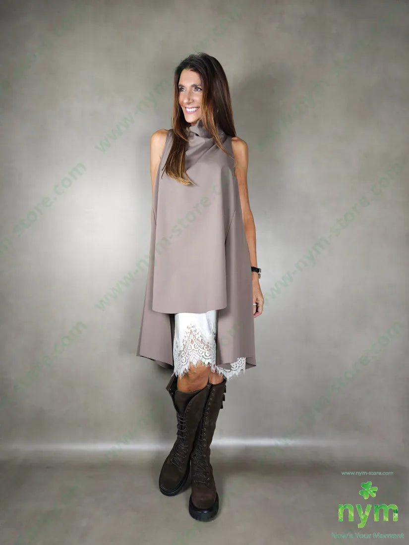 gonna pizzo fondo midi 100vi GONNA