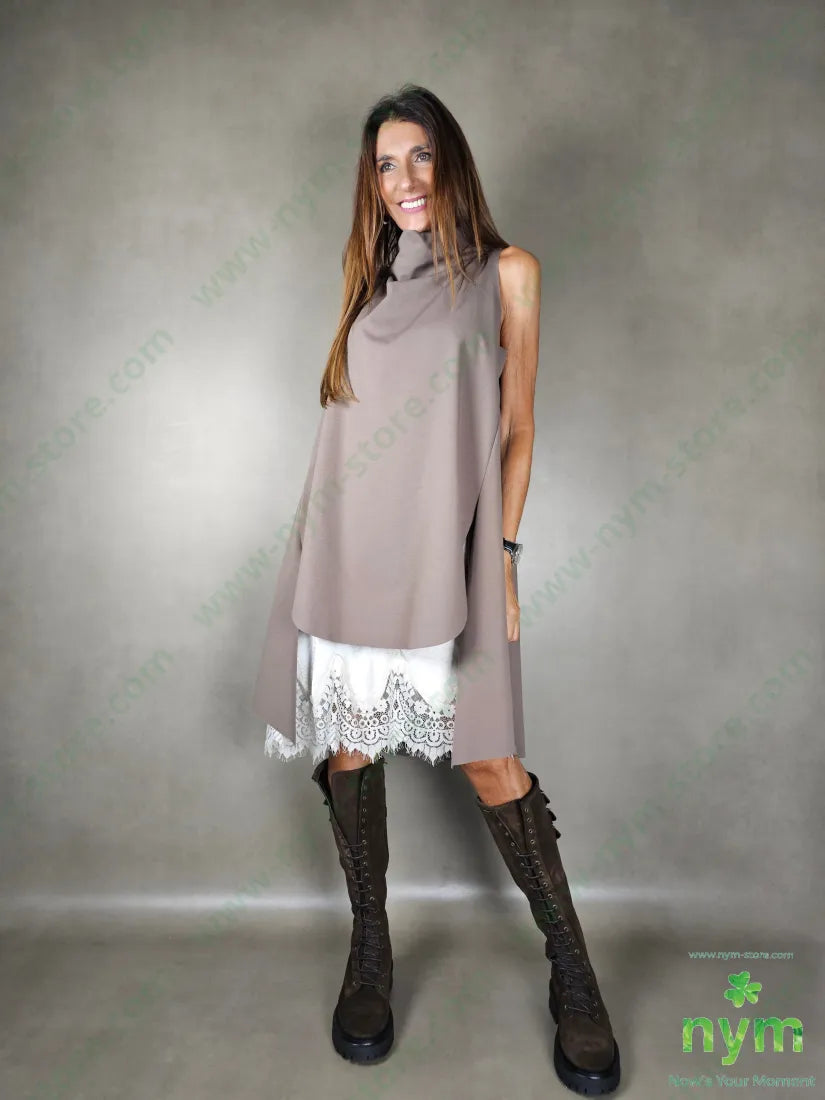 gonna pizzo fondo midi 100vi GONNA