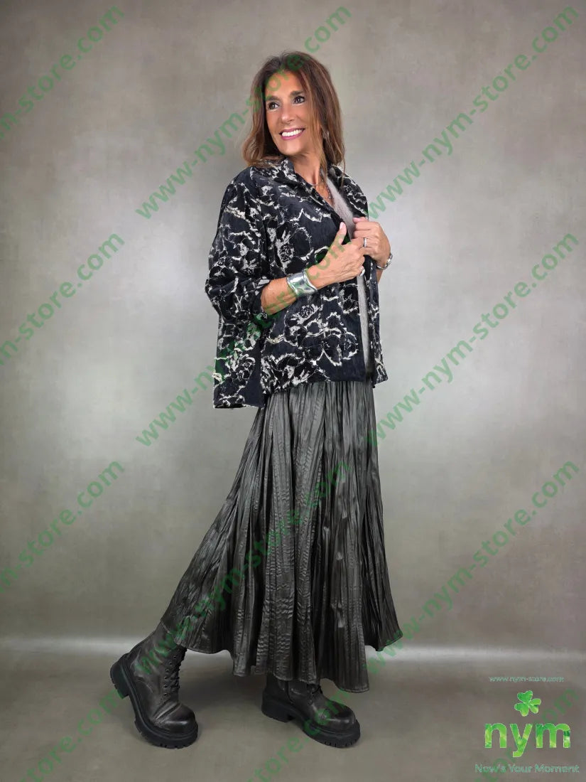 gonna stropicciata effetto pelle 100pl GONNA