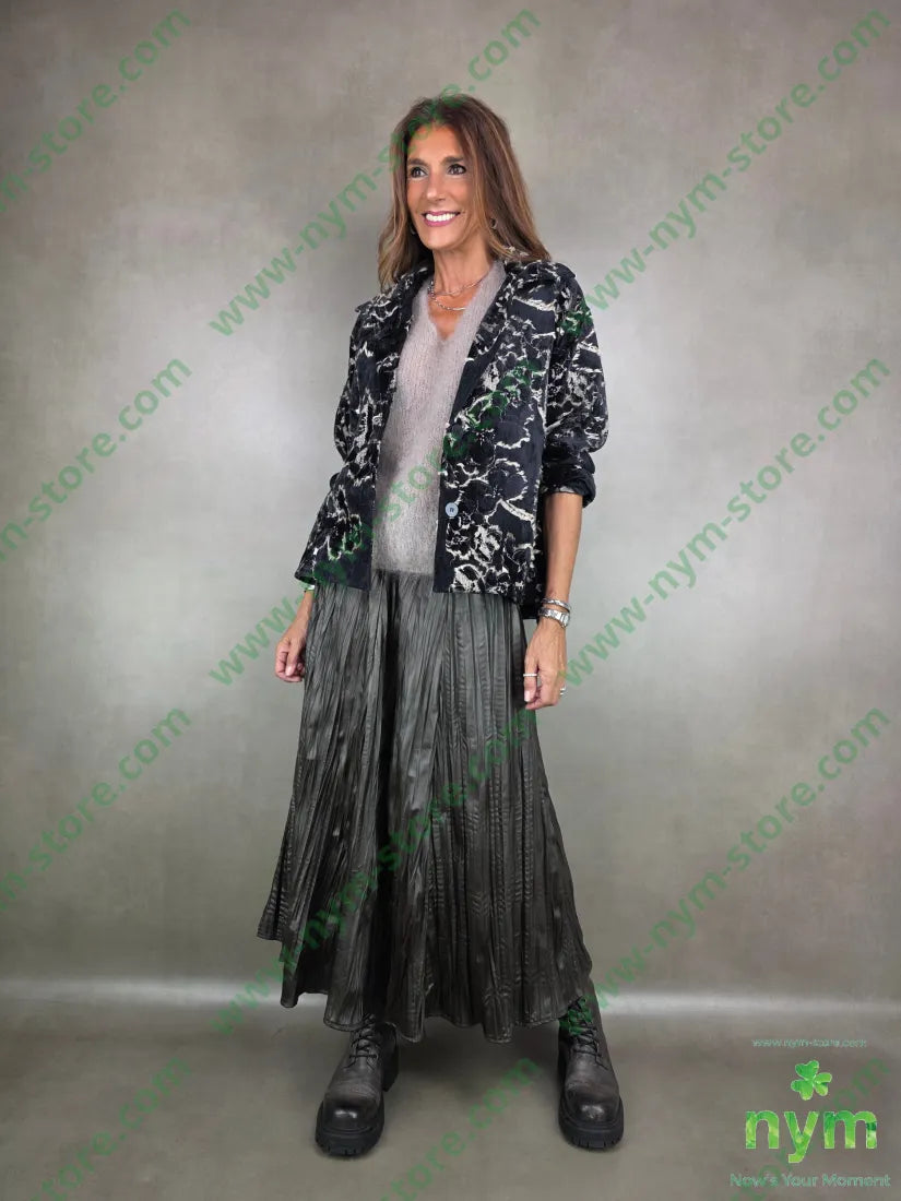 gonna stropicciata effetto pelle 100pl GONNA