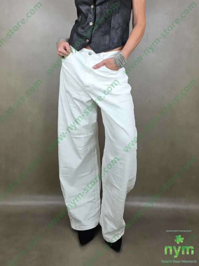 jeans ampio gamba 92co5pl3ea PANTALONE