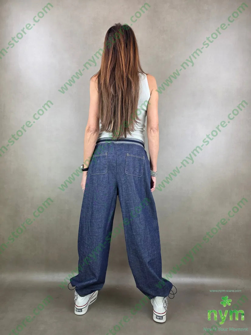 jeans coulisse fondo regolabile 76co20pl4eli PANTALONE