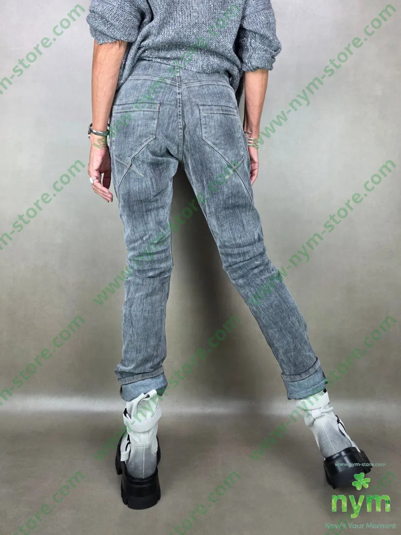 jeans delavee elasticizzato 98co2ea PANTALONE