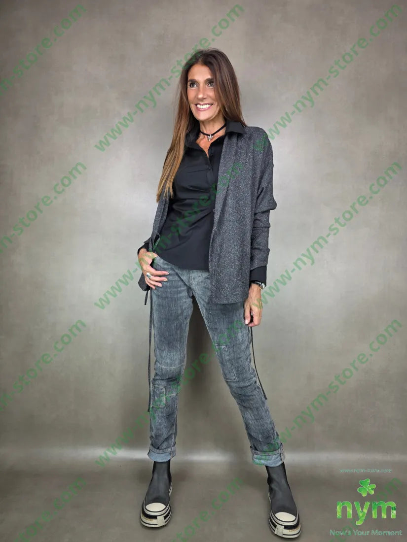 jeans delavee elasticizzato 98co2ea PANTALONE