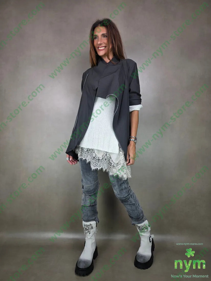 jeans delavee elasticizzato 98co2ea PANTALONE