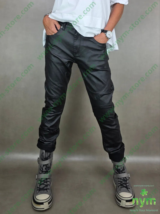 jeans ecopelle 79vi18ny3ea S / NERO / AI25 PANTALONE