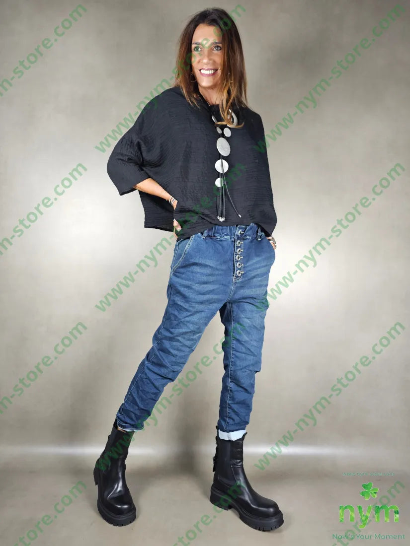 jeans felpa sei bottoni gioiello 62co33pl2ea PANTALONE